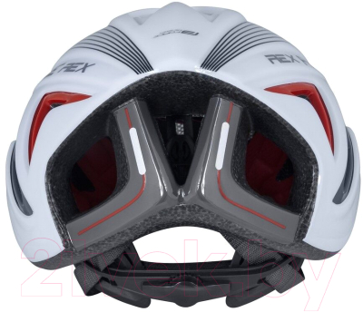 Защитный шлем FORCE Rex / 902861-F (L/XL, белый/серый)