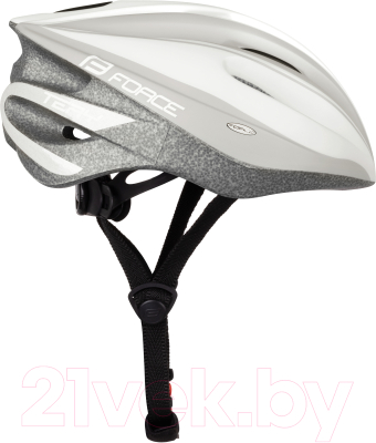 Защитный шлем FORCE Tery / 902731-F (S/M, белый/серый)