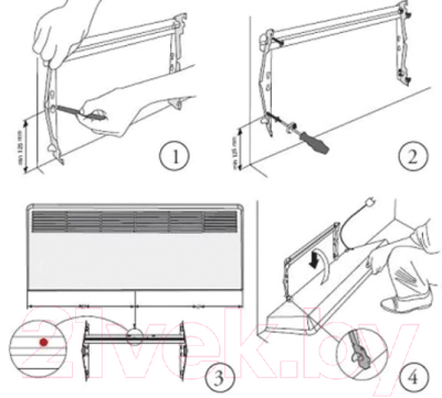 Конвектор Beha PV 12 Wi-Fi / 810423