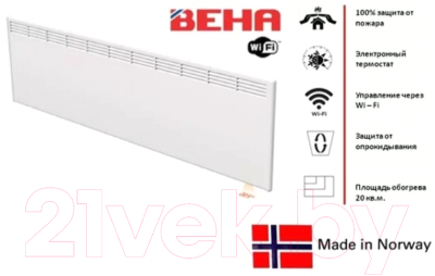 Конвектор Beha PV 20 Wi-fi / 810425