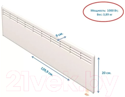 Конвектор Beha LV 7 Wi-fi / 810621