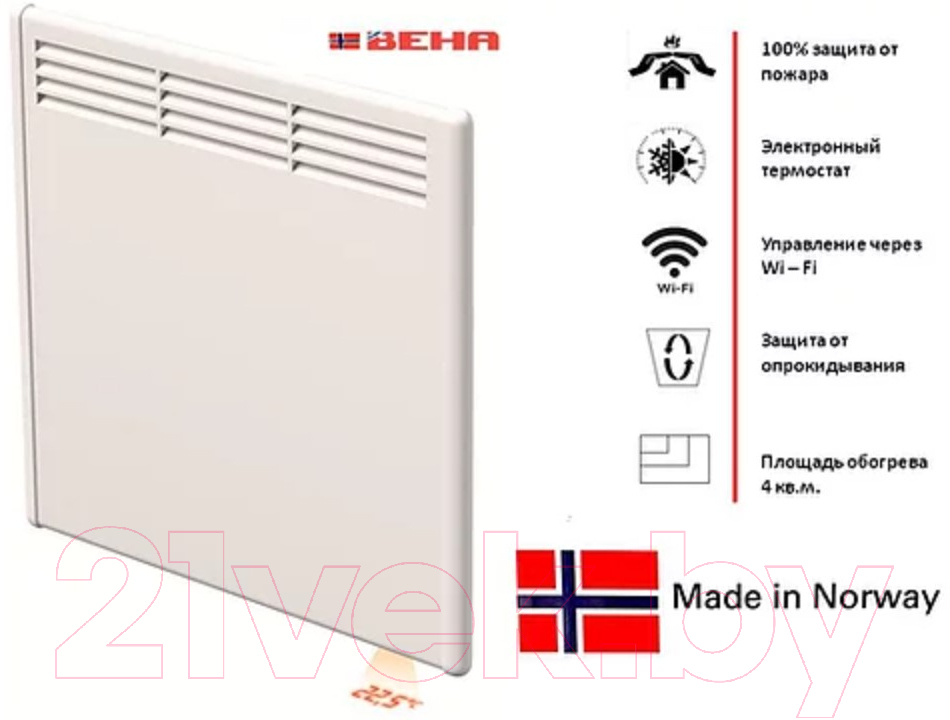 Конвектор Beha PV 4 Wi-fi / 810418