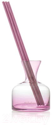 Флакон для аромадиффузора Millefiori Milano Air Design / 90VAPI (розовый, с палочками)