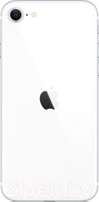 Смартфон Apple iPhone SE 64GB / MHGQ3 (белый) + Наушники AirPods 2 / MV7N2