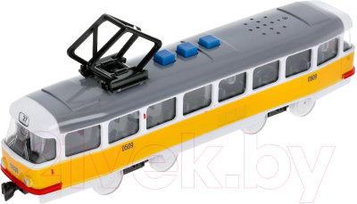 Трамвай игрушечный Технопарк TRAMOLD-22PL-WHYE