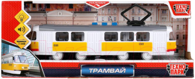 Трамвай игрушечный Технопарк TRAMOLD-22PL-WHYE