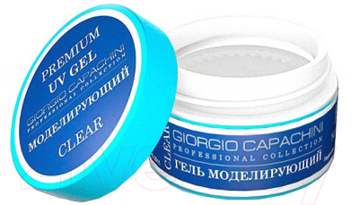 Моделирующий гель для ногтей Giorgio Capachini Premium Builder Gel Clear №01 (14мл)