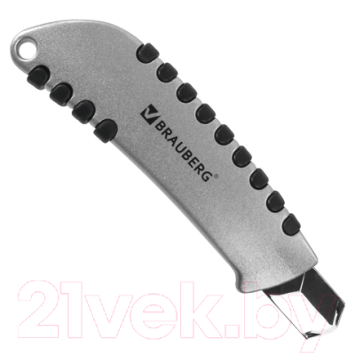 Нож канцелярский Brauberg Metallic / 237159
