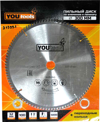 Пильный диск Yourtools Z100 300/32мм