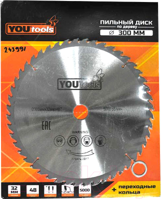 Пильный диск Yourtools Z48 300/32мм