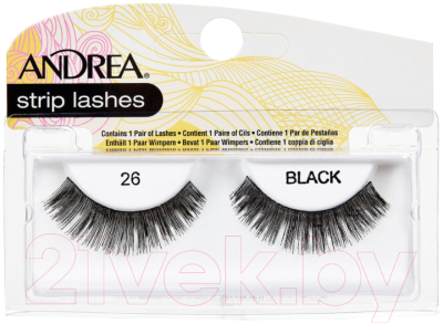 

Накладные ресницы ленточные Andrea, Черный, Mod Strip Lash №26