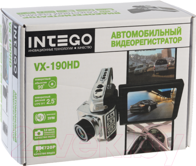 Автомобильный видеорегистратор Intego VX-190HD