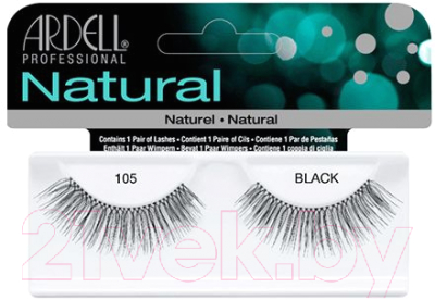 

Накладные ресницы ленточные Ardell, Черный, Fashion Lash №105