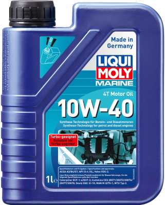 Моторное масло Liqui Moly Marine 4T Motor Oil 10W40 / 25012 (1л)