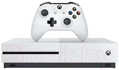 Игровая приставка Microsoft Xbox One S 1ТБ + игровой абонемент + XboxLive на 3мес (234-00357)