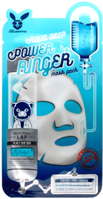 Маска для лица тканевая Elizavecca Aqua Deep Power Ring Mask Pack (23мл)