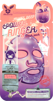 

Маска для лица тканевая Elizavecca, Fruits Deep Power Ring Mask Pack
