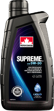 

Моторное масло Petro-Canada, Supreme 5W30 / MOSP53C12