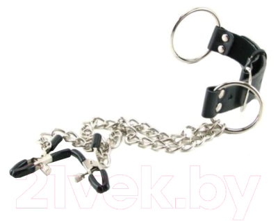 Тиски для сосков Pipedream FF Nipple Clamps and Cockring Set / PD2119-23