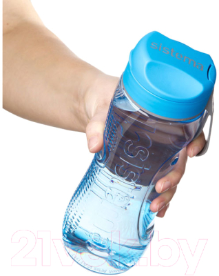 Бутылка для воды Sistema 650 (800мл, синий)