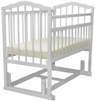 Детская кроватка Массив Гном 5 (белый) - 