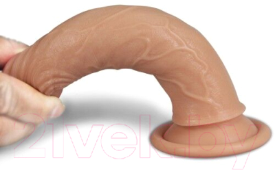 Фаллоимитатор LoveToy Dual-Layered Silicone Cock / LV4002 Flesh (телесный)