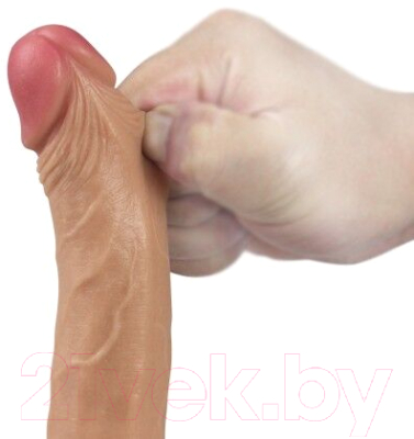 Фаллоимитатор LoveToy Dual-Layered Silicone Cock / LV4002 Flesh (телесный)