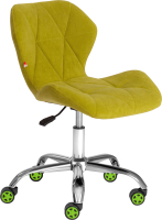 Кресло офисное Tetchair Selfi флок (оливковый) - 
