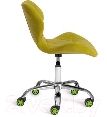 Кресло офисное Tetchair Selfi флок (оливковый)