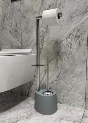 Набор для туалета АкваЛиния B6123-G (серый)