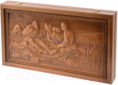 

Нарды WoodGames, Ивановские. Охотники на привале / WGN-Priv-K