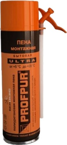 Пена монтажная Profpur Ultra (500мл)