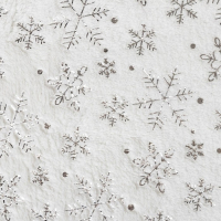 Плед Этель Серебряные снежинки / 7155690 (180x200) - 