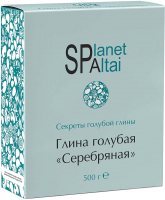 Глина косметическая для тела Planet SPA Altai Голубая Серебряная  (500г) - 