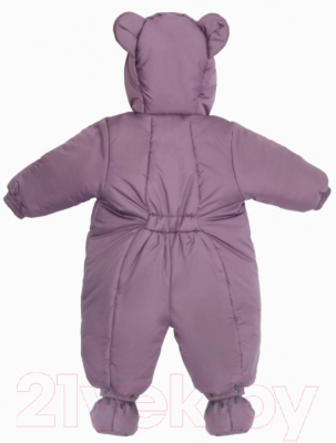 Комбинезон-трансформер детский Amarobaby Snowy Travel / AB-OD21-6105-FO-62 (фиолетовый, р. 62)