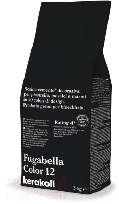 

Фуга Kerakoll, Черный, Fugabella Color 12