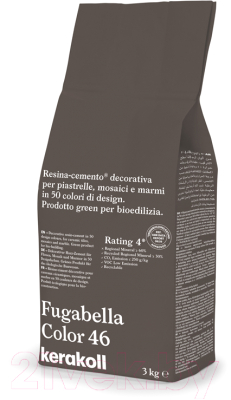 

Фуга Kerakoll, Серый, Fugabella Color 46