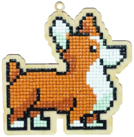 Набор алмазной вышивки Wizardi Собака Рокки / WWP106 - 