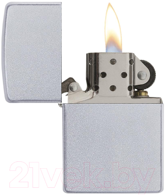 Зажигалка Zippo Classic Satin Chrome / 205 (матовый серебристый)