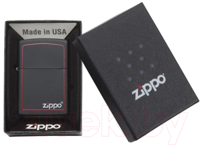 Зажигалка Zippo Classic Black Matte / 218ZB (матовый черный)