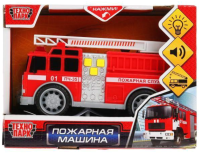 Автомобиль игрушечный Технопарк Пожарная машина / 2001I135-R - 
