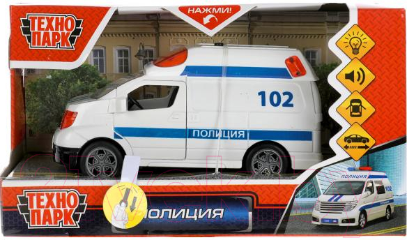 Автомобиль игрушечный Технопарк Полиция / 2006C236-R-P — фото 5