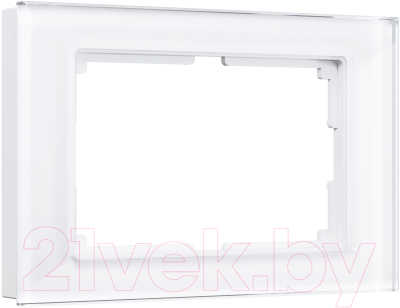 Рамка для выключателя Werkel W0081101 / a051191 (белый/стекло)