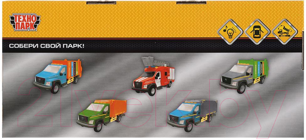 Самосвал игрушечный Технопарк Газон Next / GAZONDUMP-22PL-GNOG