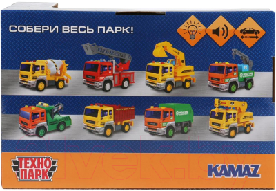 Эвакуатор игрушечный Технопарк Камаз / KAM-17PL-EVO