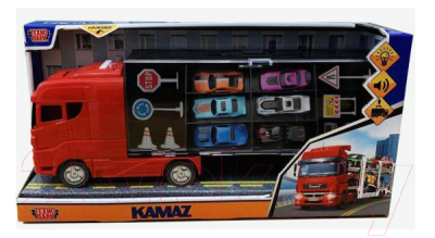 

Автовоз игрушечный Технопарк, Камаз Тягач / KAMSET-47PL-RD