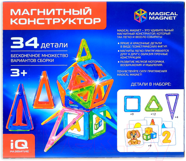 Конструктор магнитный Unicon Magical Magnet / 3568160