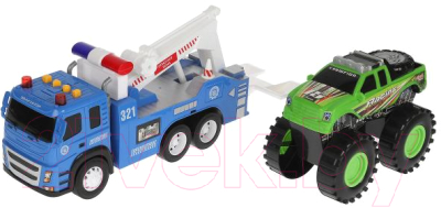 Набор игрушечных автомобилей Технопарк M524-H11122-R