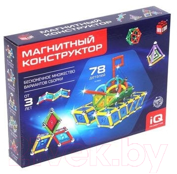 Конструктор магнитный Unicon Magical Magnet / 1387365 (78эл)