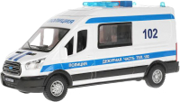 

Автомобиль игрушечный, Ford Transit Полиция / TRANSITVAN-16PLPOL-WH